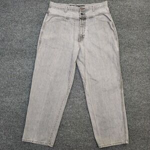 Vintage 90s Marithe Francois Girbaud Brand X Mens 38S Jeans Carpenter Gray Baggy
